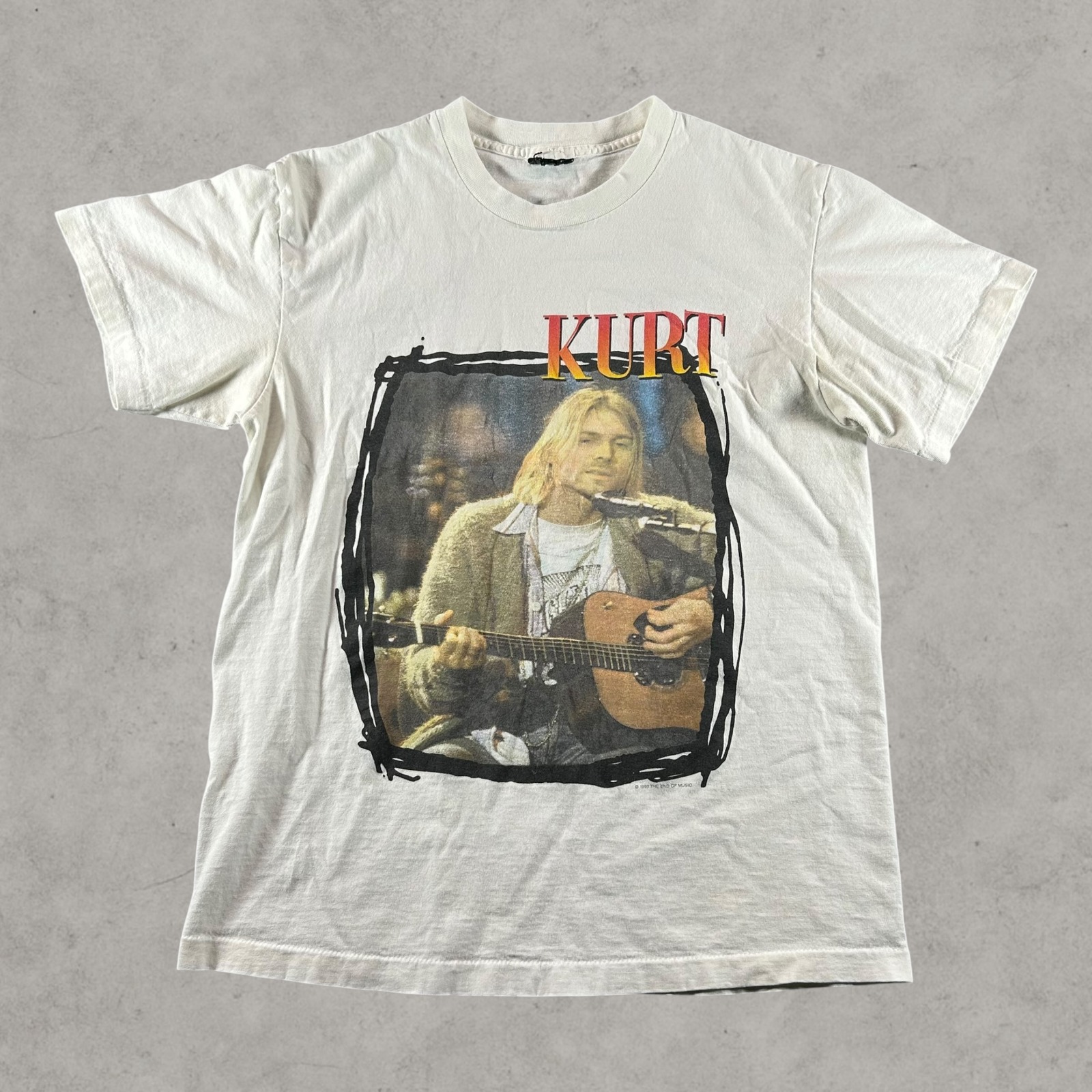 Vintage Nirvana Shirt Mens Large White Lyrics From Dumb 1995 90s Single Stitch